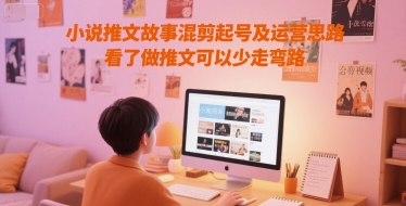 小说推文：故事混剪起号及运营思路-AI创作学习-提示词应用-短视频玩法灵卓AI学习网