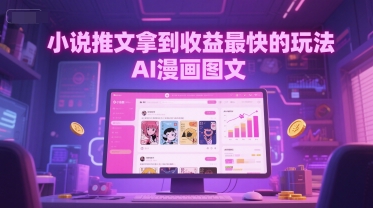 手把手教你做AI漫画图文进行小说推文，-AI创作学习-提示词应用-短视频玩法灵卓AI学习网
