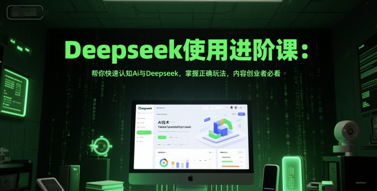 天诺：Deepseek使用进阶课：从安装部署到API调用，掌握AI核心操作全流程-AI创作学习-提示词应用-短视频玩法灵卓AI学习网