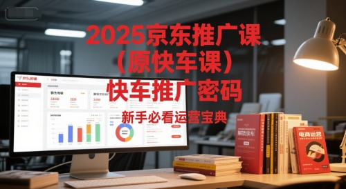 2025京东推广课（原快车课）解锁京东快车推广密码，新手必看运营宝典-AI创作学习-提示词应用-短视频玩法灵卓AI学习网