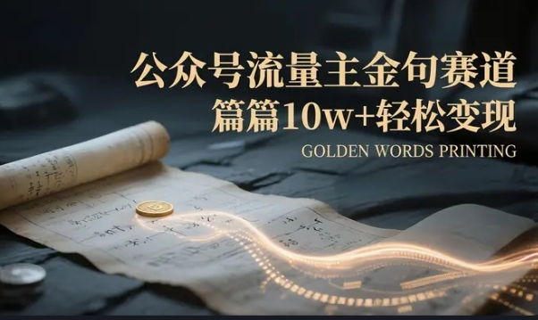 公众号流量主金句赛道，篇篇10w+轻松变现，多种模式选择-AI创作学习-提示词应用-短视频玩法灵卓AI学习网