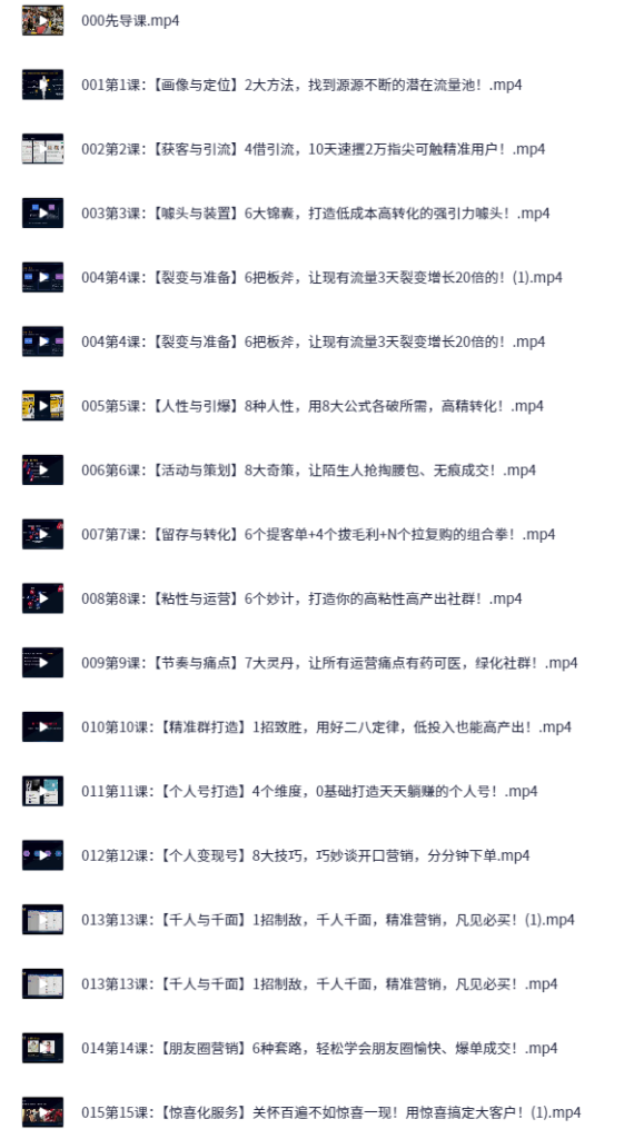 《20节社群赚钱全攻略》【完结】-AI创作学习-提示词应用-短视频玩法灵卓AI学习网