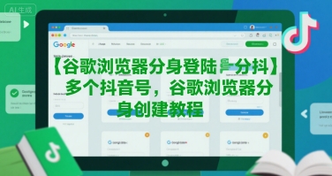 谷歌浏览器：分身登陆多个账号，谷歌浏览器分身创建教程-AI创作学习-提示词应用-短视频玩法灵卓AI学习网