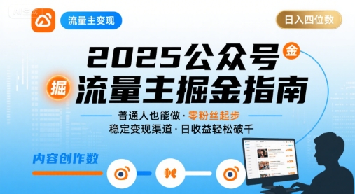 AI公众号流量主变现：多种赛道讲解+基础知识教学-AI创作学习-提示词应用-短视频玩法灵卓AI学习网