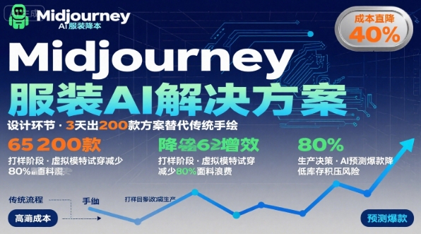 AI在服装领域的运用，使用midjourney做服装辅助企业降低成本-AI创作学习-提示词应用-短视频玩法灵卓AI学习网